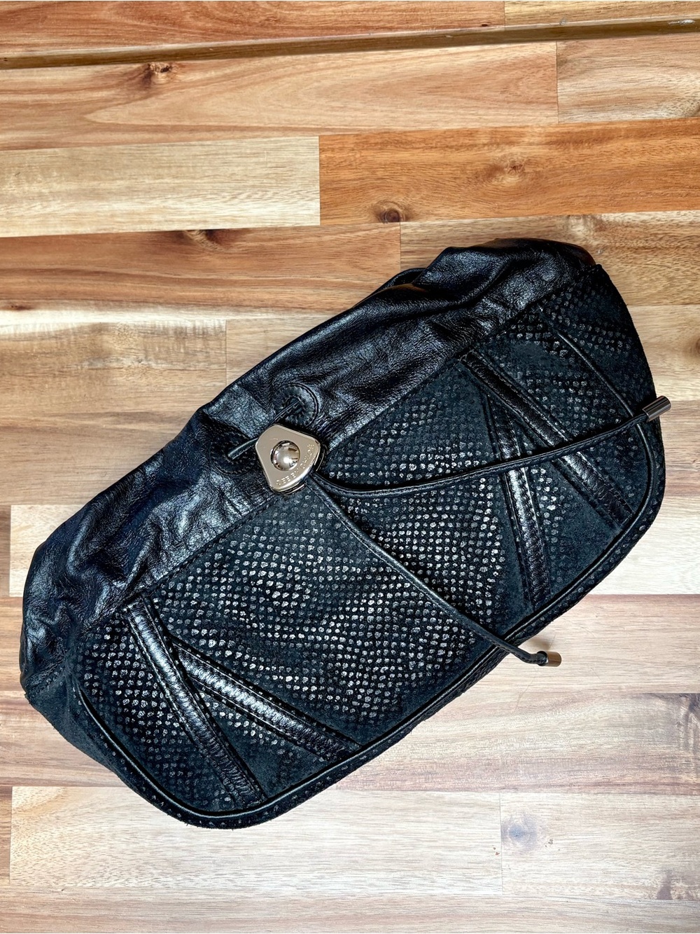Black Leather Clutch - See By Chloé Black
